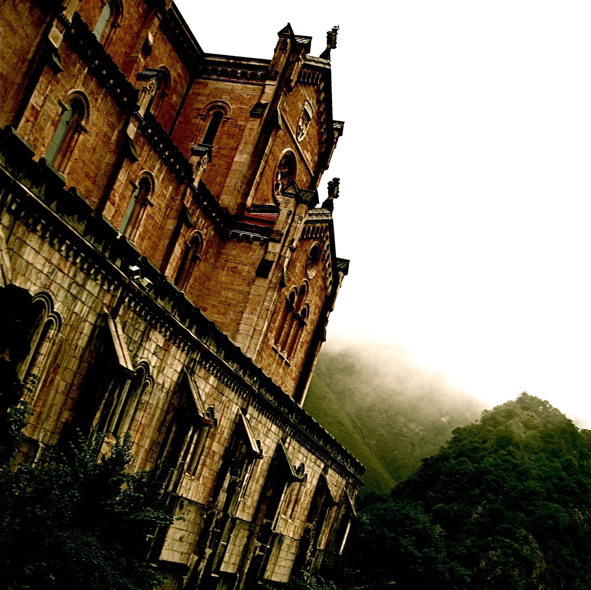 Interior Castle Castle in the mountains