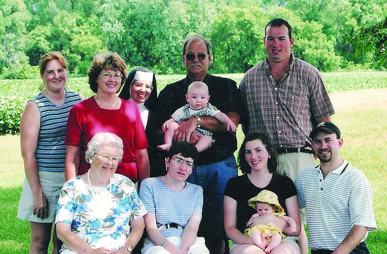 Mother Gloria Therese with her family