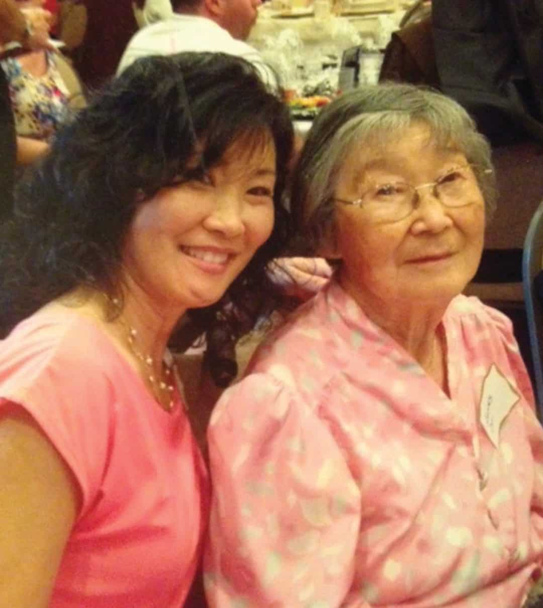 portrait of two Asian women