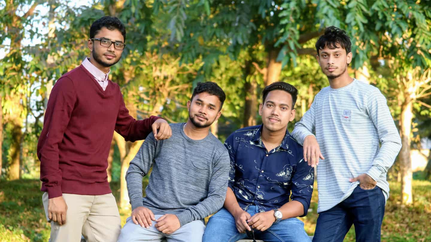 young adult men portrait