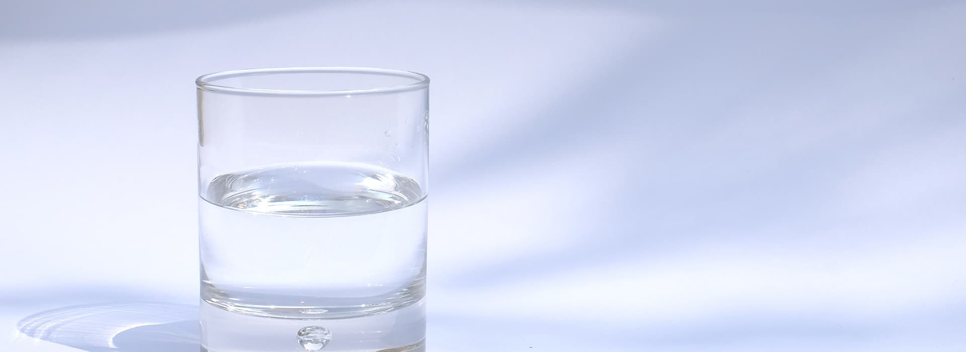 glass of water