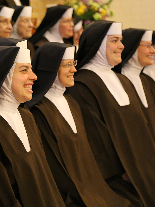 Group of sisters smiling