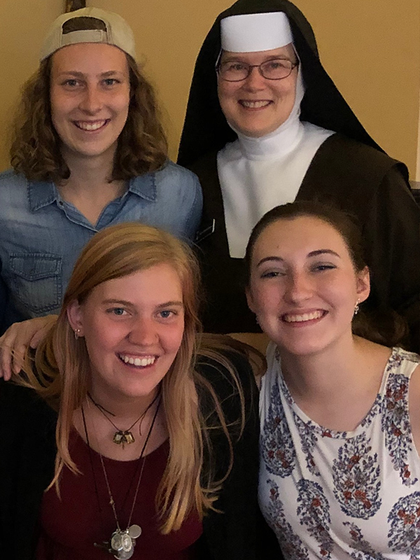 Group of Sisters and young women