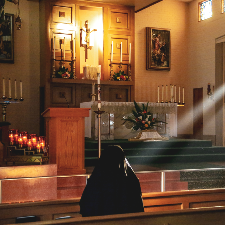 Close up of the Sacred Heart of Jesus.