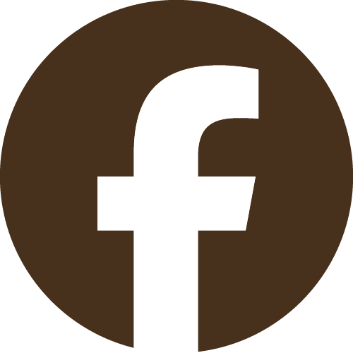 Facebook Icon in brown