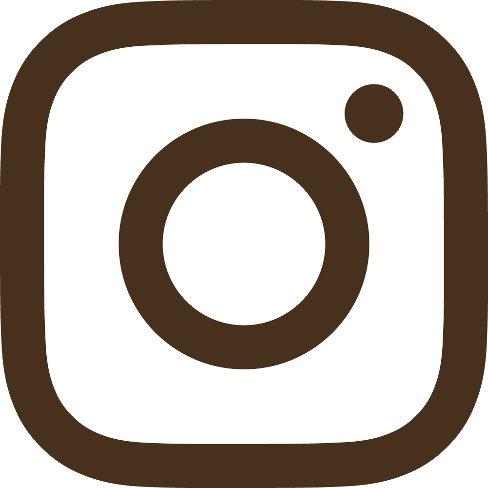 Instagram Icon in brown