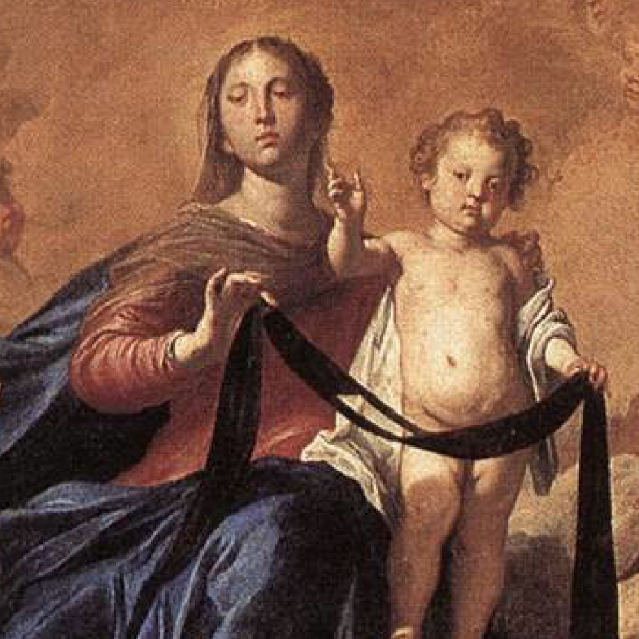 ACS-Nov-Web1 Our Lady of Mount Carmel with the infant Jesus.