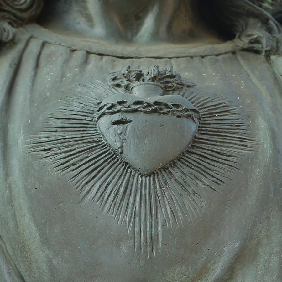 Stone Sacred Heart of Jesus